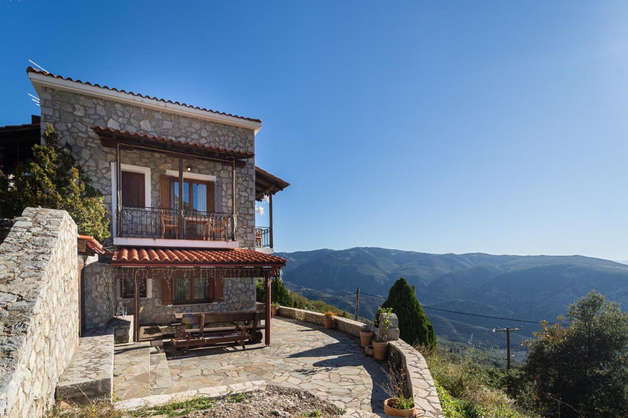 Rock Dandy Deluxe Chalet In Arachova - Delphi, Sauna, Prv Parking, Amazing View Exterior foto